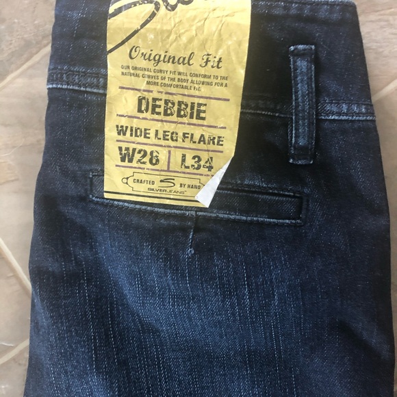 Silver Debbie Wideleg Flare Jeans Brand new - Picture 4 of 5